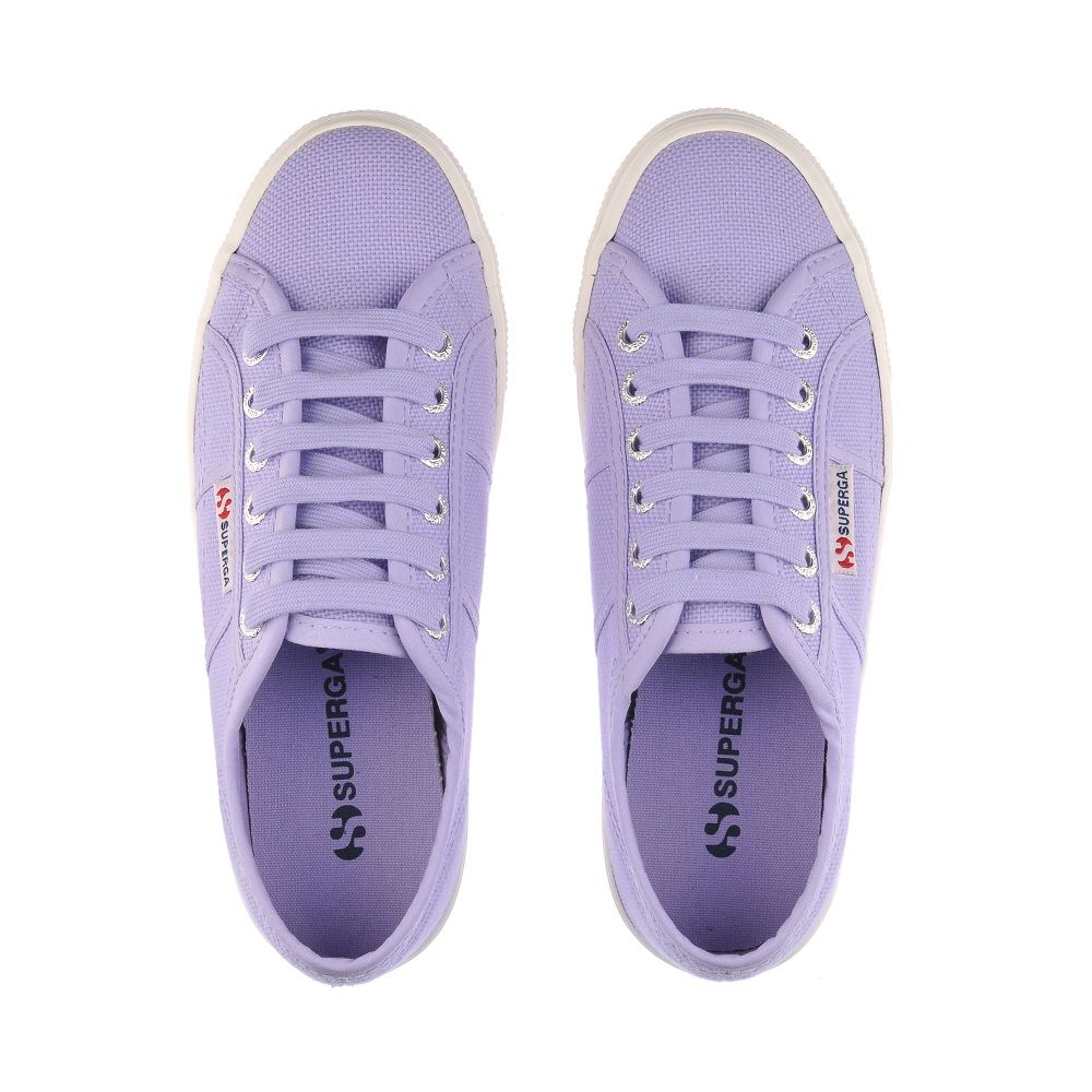 Superga 2790 Platform Purple Platform Sneakers - Women's USA | US5178087